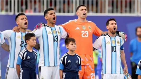 Argentina vs España: el Himno Nacional abre el día de la gran final mundial