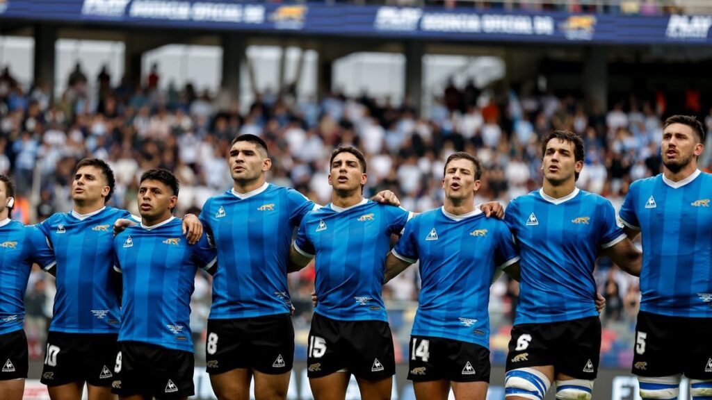 Histórico homenaje de Los Pumas: lucieron la camiseta de Diego Maradona de 1986 frente a Inglaterra