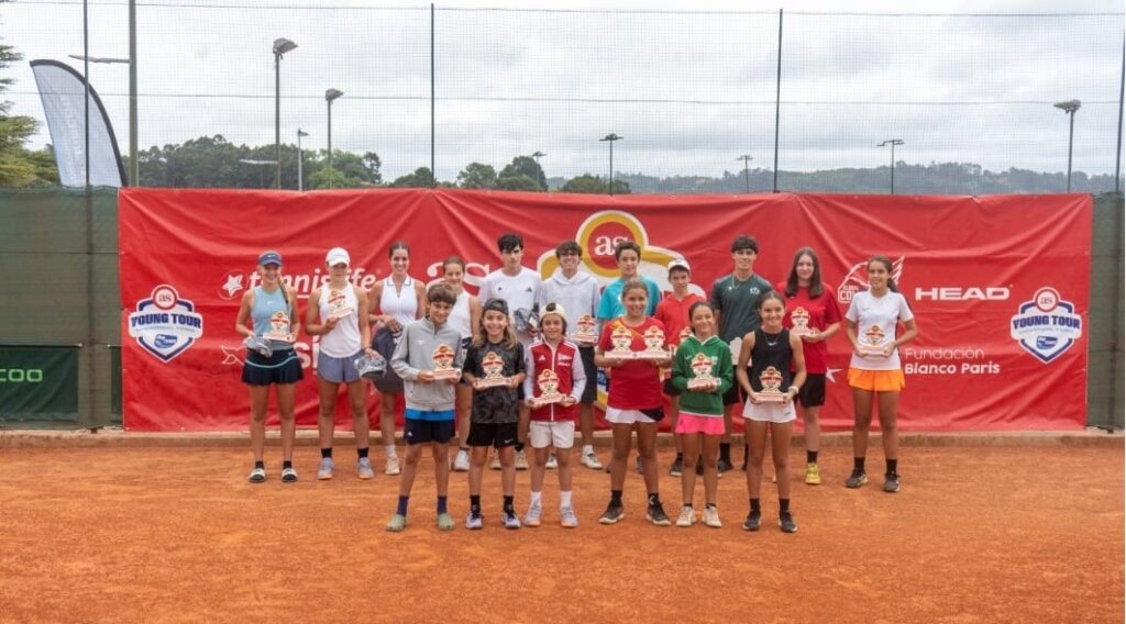 El AS Young Tour Club de Tenis Coruña reparte diez títulos en su III edición SLAM