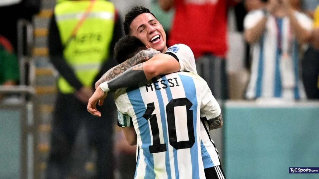 Messi y Enzo Fernández: la carta que recordó un sueño cumplido «Que suerte tuve Leo»