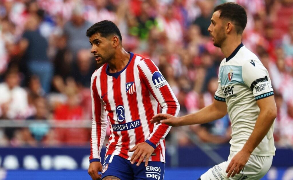 Simeone llenó de elogios a Cuti Romero por su adaptación al Atlético Madrid