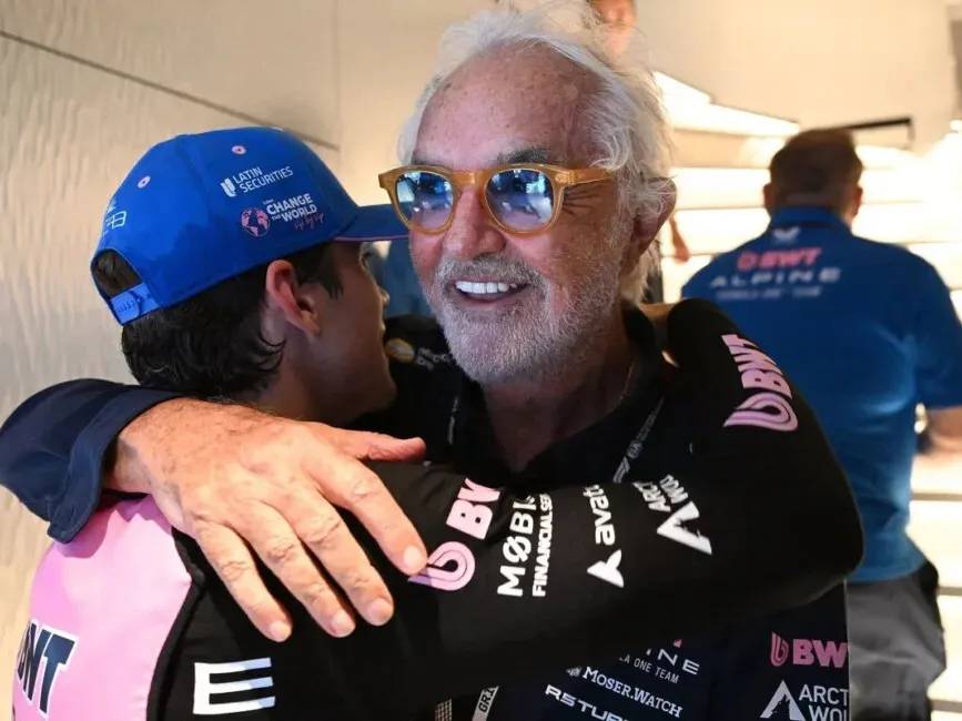 Briatore calificó de “fantástico” el rendimiento de Colapinto