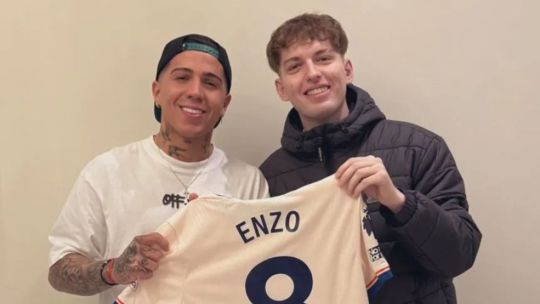 La apuesta entre Enzo Fernández y Davo Xeneize por el clásico de Manchester