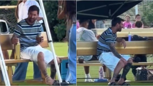 Feliz y a puro mate: la íntima reaparición de Lionel Messi tras su retiro de la Selección Argentina