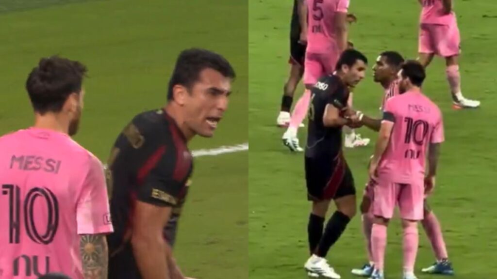 La bronca de Lionel Messi tras el empate del Inter Miami: fue a buscar a un rival y terminó en un fuerte cruce