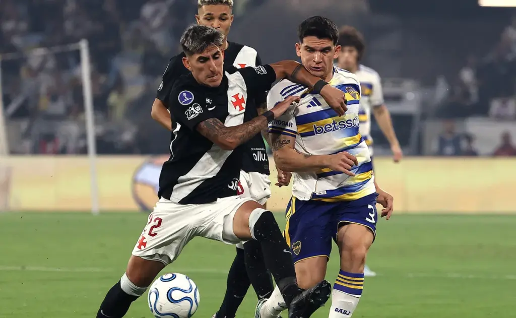 Vasco da Gama 0-2 Boca, por las semifinales de la Copa Sudamericana 2026: minuto a minuto
